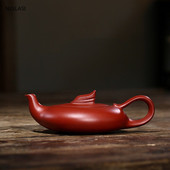 Yixing Dahongpao teáskanna lila agyagfilteres teáskanna szépségforraló Nyersérc Kézzel készített Boutique Teaware Egyedi ajándékok 170ml