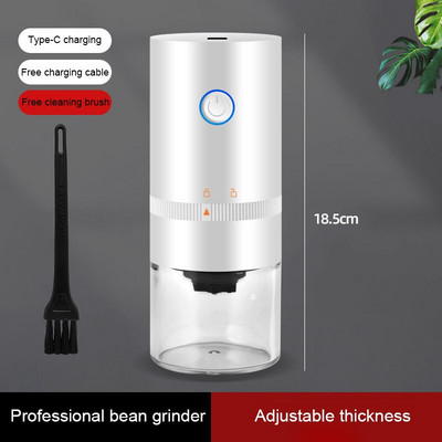 Kaasaskantav elektriline kohviveski USB Laetav juhtmevaba elektriline mini köögiveski paprika pähklid kohviubade jahvatusmasin