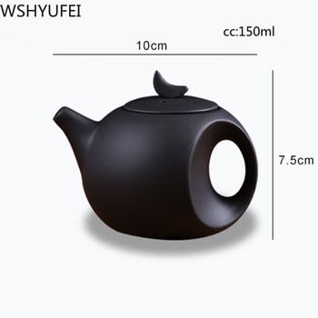 Нов стил Пурпурен пясък Лунна тенджера Чайник Анти-запарваща топлина Сервиз чай комплект чай чайник Офис домакински прибори за пиене WSHYUFEI