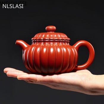 NLSLASI 300 ml чайник Yixing zisha tea Pot ръчно изработен чайник лилава глина съдове за пиене Лилава кал персонализиран китайски комплект за чай