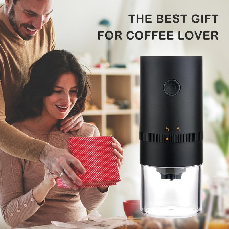 Uus täiendusega kaasaskantav elektriline kohviveski TYPE-C USB laadimismasin Profession keraamiline jahvatussüdamik kohviubade veski