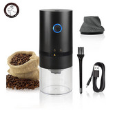 Hordozható elektromos kávédaráló kúpos maró kávédaráló kávébab daráló eszpresszó csepegtető öntéshez francia prés alá