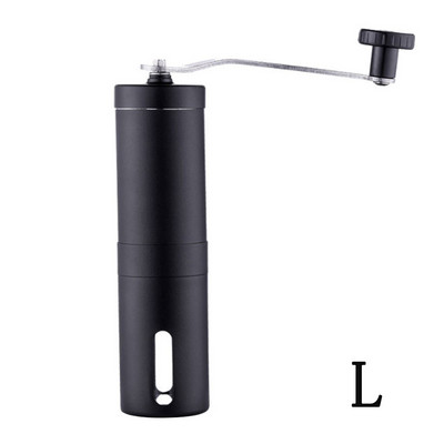 Rankinis kavos malūnėlis nerūdijančio plieno pipirų malūnėlis, nešiojamas didelės talpos rankinis alkūninis kavos malūnėlis virtuvės baro įrankis