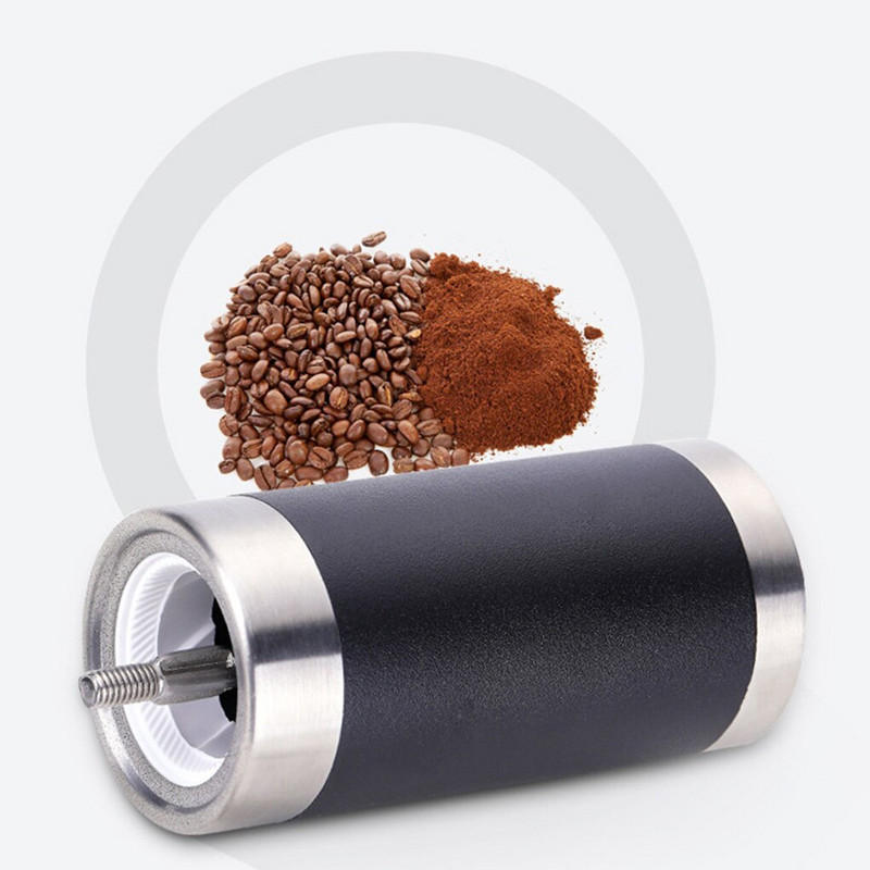 Rankinis kavos malūnėlis nerūdijančio plieno pipirų malūnėlis, nešiojamas didelės talpos rankinis alkūninis kavos malūnėlis virtuvės baro įrankis
