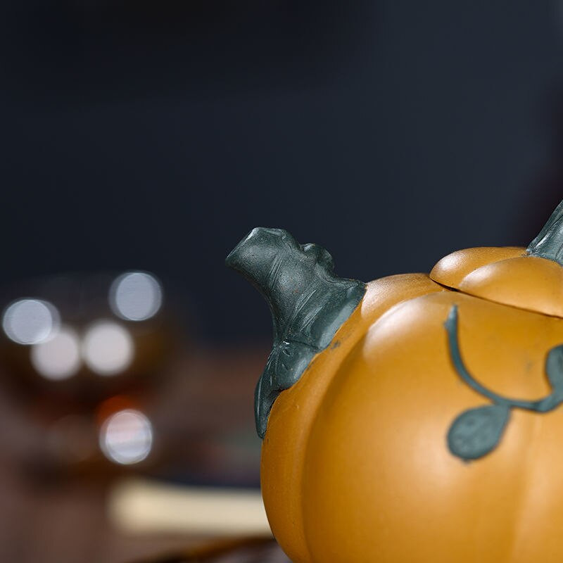 Yixing purpurinis smėlio puodas rankų darbo žaliavinės rūdos segmento purvo moliūgų puodas dviejų spalvų buitinis arbatinukas dovanų arbatos rinkinys dovanų arbatos rinkinys