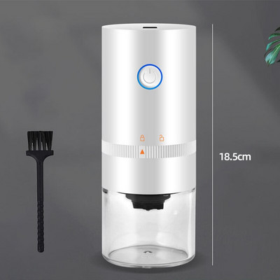 Actualizați râșnița electrică de cafea portabilă TYPE-C USB Charge Profesie Miez de măcinat ceramică Rasnita reîncărcabilă pentru boabe de cafea