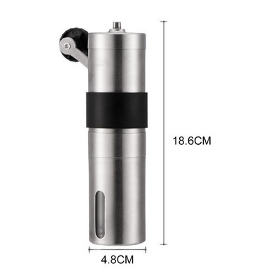 Rankinis kavos aparatas Modernus nerūdijančio plieno rankinis virtuvės šlifavimas pipirai kavos riešutai tabletes prieskonių malūnėlis virtuvė