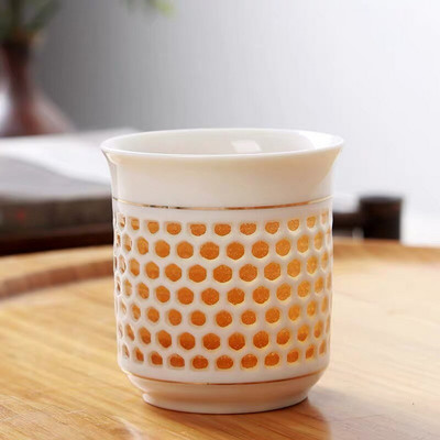 Ceainic din porțelan albastru și alb, de mare capacitate, ceainic din ceramică, ceainic portabil, cu gol, Kung Fu, cană de ceai de birou