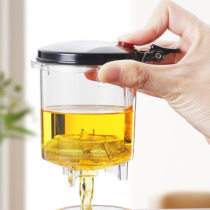 Arbatos rinkiniai Karščiui atsparus stiklas arbatinukas Arbatos infuzinis kiniškas Kung Fu arbatos rinkinys virdulys Kavos stiklo virimo aparatas Patogūs biuro arbatos puodai