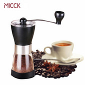 MICCK râșniță manuală de cafea, miez ceramică, moara de mână pentru cafea, cafea, boabe de cafea, piper, râșniță de condimente, mașină de râșniță portabilă