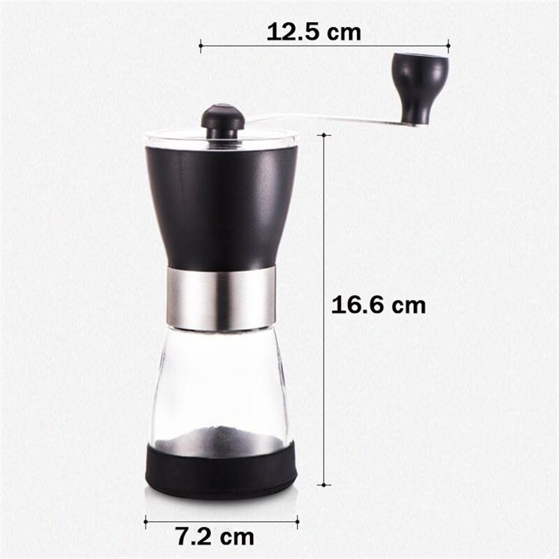 MICCK râșniță manuală de cafea, miez ceramică, moara de mână pentru cafea, cafea, boabe de cafea, piper, râșniță de condimente, mașină de râșniță portabilă