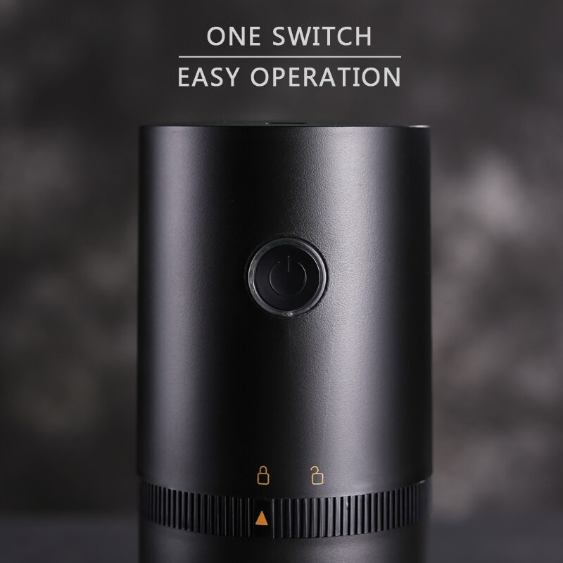 Elektromos kávédaráló kávézó fű dió kávébab daráló gép C TYPE-C USB Charge Profession Kerámia daráló mag Kávé