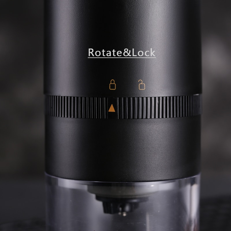 Elektromos kávédaráló kávézó fű dió kávébab daráló gép C TYPE-C USB Charge Profession Kerámia daráló mag Kávé