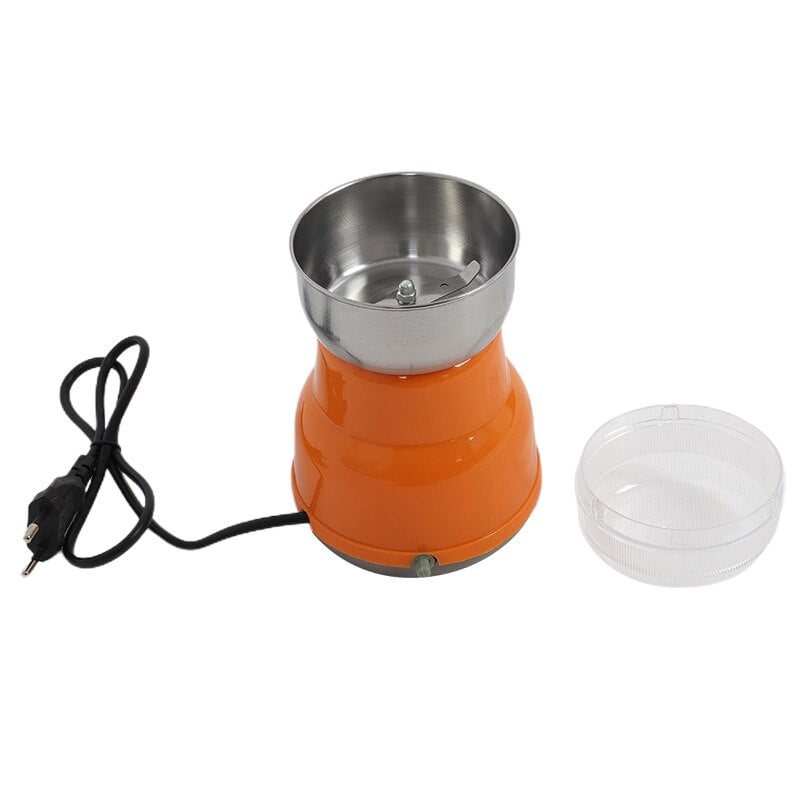 Elektrinis nerūdijančio plieno kavos pupelių malūnėlis namų šlifavimo malūnėlis 220 V EU kištukas Kavos priedai Virtuvės reikmenys