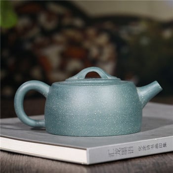 210ml Αυθεντικό Yixing Raw Ore Green Mud Purple Clay Teapot Χειροποίητο οικιακό σετ τσαγιού Puer Kung Fu Τελετή τσαγιού Προσαρμοσμένο δώρο