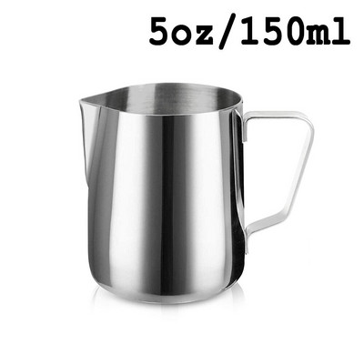 Kavos pieno ąsotis nerūdijančio plieno nepridegantis pieno ąsotis Espreso kavos ąsotis Barista pieno putos ąsotis 150/350/600ml