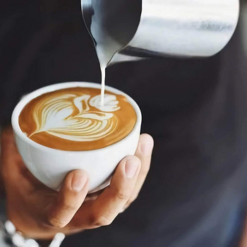 Στάμνα από ανοξείδωτο ατσάλι για αφρισμό γάλακτος Κανάτα καφέ στον ατμό Καπουτσίνο Latte Art Espresso Barista Steam Cup 150/350/600Ml