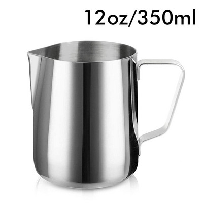 Nerūdijančio plieno pieno putų ąsotis garuojantis pienas kavos ąsotis Cappuccino Latte Art Espresso Barista garų puodelis 150/350/600 ml
