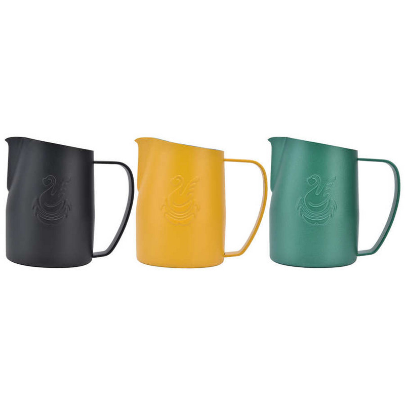 450 ml кана за мляко от неръждаема стомана Кана за разпенване на кафе Кафе Craft Latte Cappuccino Мляко Чаша за сметана за кафе