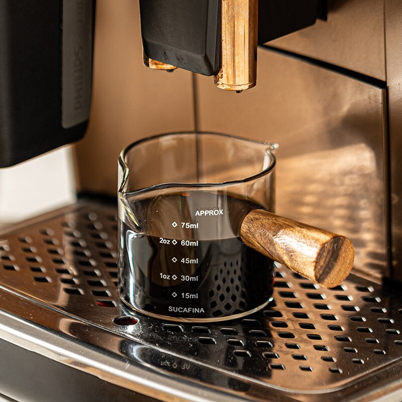 100/200/370 мл прозрачна стъклена кана за мляко с дръжка Чаша за разпенване на кафе Съд за споделяне Млечна пяна Кафе