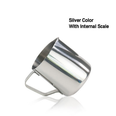 Кана за разпенване на кафе от неръждаема стомана Чаша с цвете за дърпане Чаша за капучино Мляко Чаши за еспресо Чаши за еспресо Latte Art Пенообразувател за мляко Кана за разпенване