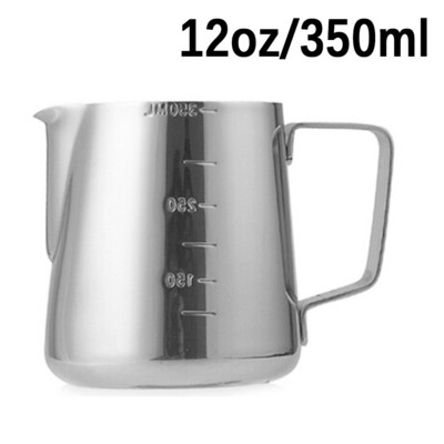 Кана за разпенване на еспресо кафе от неръждаема стомана Кана за готвене на пара Кана за готвене на пара Barista Latte Art Чаша за разпенване 350/600 мл