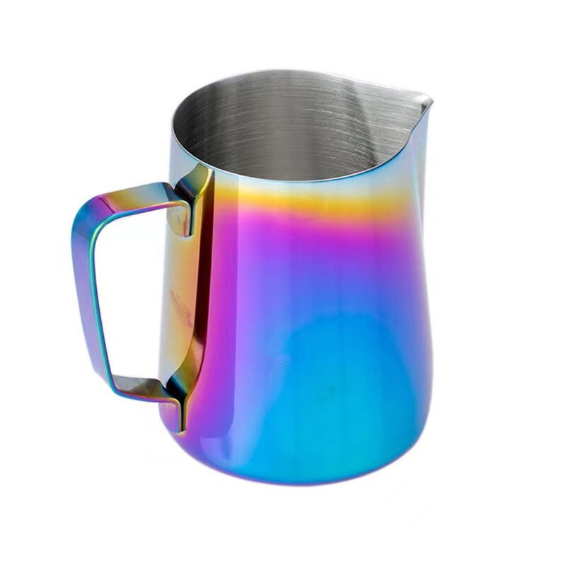 350/600ML Кана за мляко от неръждаема стомана 304 Кана за разпенване Кафе Разпенване на мляко Latte Art Млечна пяна CoffeTools