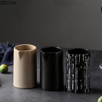 Light Luxury Cafe Latte Pull Flower Milk Pot Barista Milk Maker Nordic Style Ceramic Milk Pot Home Κουζίνα Αξεσουάρ καφέ