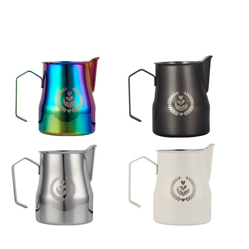 350 ml 500 ml gőzölő rozsdamentes acél kávé eszpresszó tartozékok gép csésze Latte Art Barista tejhabosító kancsó