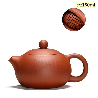 Yixing teáskanna lila agyag Xishi teáskanna szépség vízforraló Nyersérc, kézzel készített teáskészlet autentikus Tie Guanyin Puer 188 golyós lyukszűrő