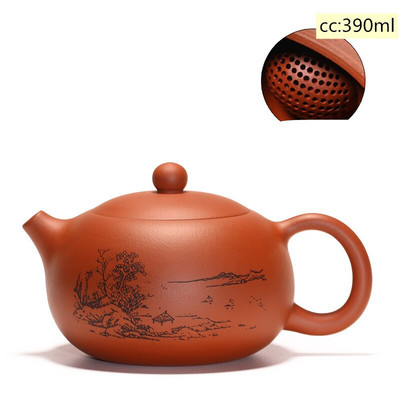 Yixing teáskanna lila agyag Xishi teáskanna szépség vízforraló Nyersérc, kézzel készített teáskészlet autentikus Tie Guanyin Puer 188 golyós lyukszűrő