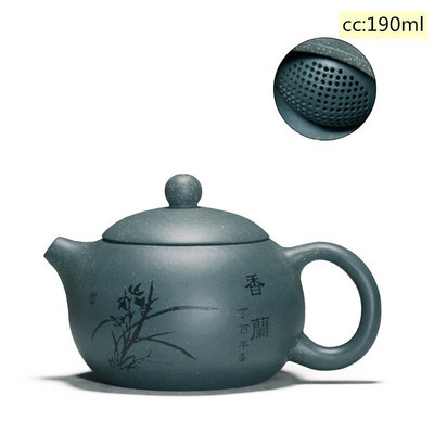 Yixing teáskanna lila agyag Xishi teáskanna szépség vízforraló Nyersérc, kézzel készített teáskészlet autentikus Tie Guanyin Puer 188 golyós lyukszűrő