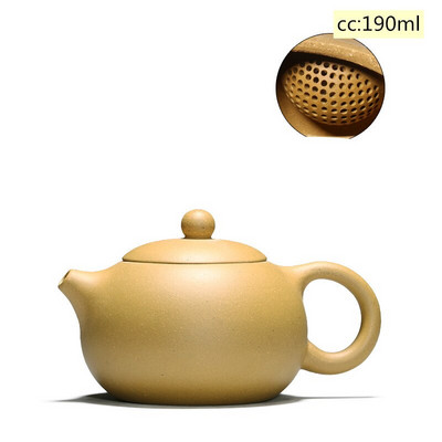 Yixing teáskanna lila agyag Xishi teáskanna szépség vízforraló Nyersérc, kézzel készített teáskészlet autentikus Tie Guanyin Puer 188 golyós lyukszűrő