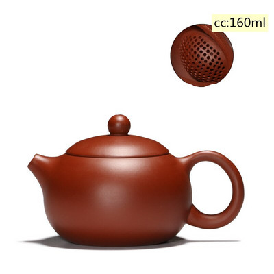 Yixing teáskanna lila agyag Xishi teáskanna szépség vízforraló Nyersérc, kézzel készített teáskészlet autentikus Tie Guanyin Puer 188 golyós lyukszűrő