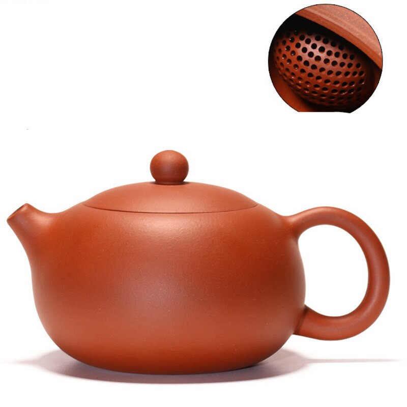 Yixing teáskanna lila agyag Xishi teáskanna szépség vízforraló Nyersérc, kézzel készített teáskészlet autentikus Tie Guanyin Puer 188 golyós lyukszűrő