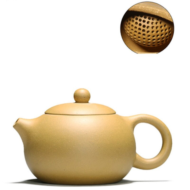 Yixing teáskanna lila agyag Xishi teáskanna szépség vízforraló Nyersérc, kézzel készített teáskészlet autentikus Tie Guanyin Puer 188 golyós lyukszűrő