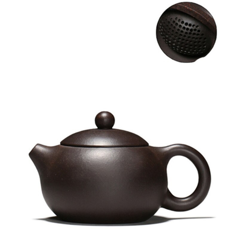 Yixing teáskanna lila agyag Xishi teáskanna szépség vízforraló Nyersérc, kézzel készített teáskészlet autentikus Tie Guanyin Puer 188 golyós lyukszűrő