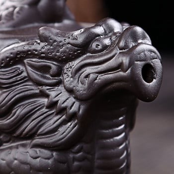 Hot Sale Purple Clay Teapot, παραδοσιακό κινέζικο Tea Pot Dragon And Phoenix Tea Kettle Premium Tea, purple Clay Kungfu Tea Set