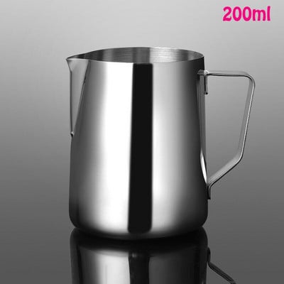 Кана за разпенване на мляко от неръждаема стомана Кана за еспресо кафе Barista Craft Latte Cappuccino Чаша за крем за мляко Кана за разпенване Кана за мляко Pitche