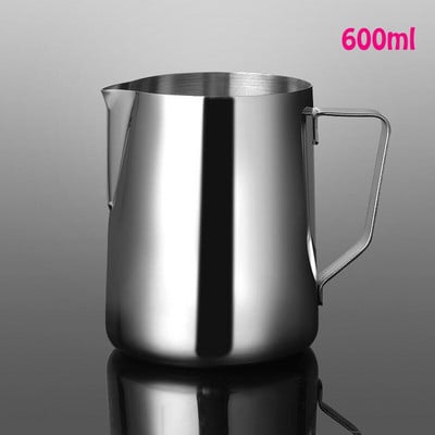 Кана за разпенване на мляко от неръждаема стомана Кана за еспресо кафе Barista Craft Latte Cappuccino Чаша за крем за мляко Кана за разпенване Кана за мляко Pitche