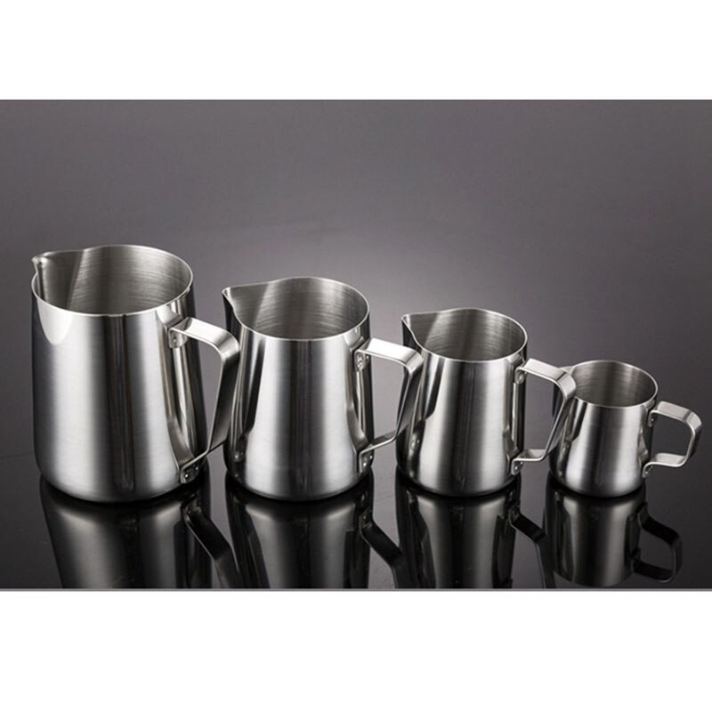 Кана за разпенване на мляко от неръждаема стомана Кана за еспресо кафе Barista Craft Latte Cappuccino Чаша за крем за мляко Кана за разпенване Кана за мляко Pitche