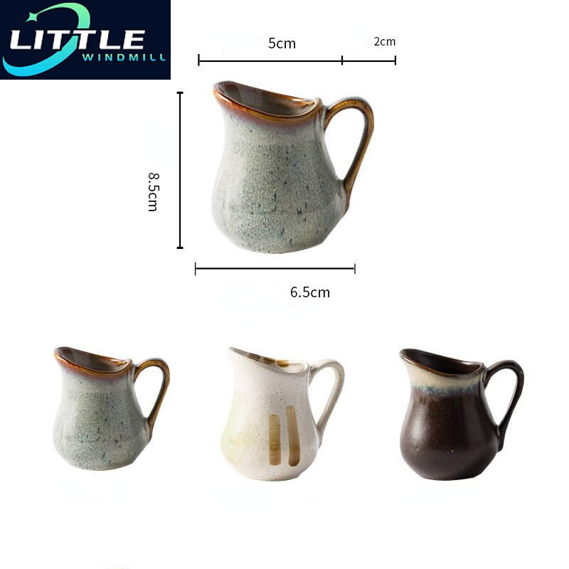 Mini keramička staklenka za mlijeko Praktični vrč za mlijeko Šalica za umak Šalica za mlijeko Praktična keramička šalica za kavu