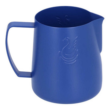 Κανάτα καφέ από ανοξείδωτο χάλυβα Milk Pitcher Blue Latte Frothing Cup 400ml/600ml με έξοδο νερού που δεν στάζει για γραφείο κουζίνας