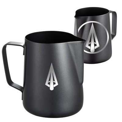 Кана за разпенване на мляко Кана за разпенване на кафе от неръждаема стомана Незалепващо покритие Разпенваща се черна кана Кана за разпенване на мляко Кана за разпенване на мляко Направи си сам Кана