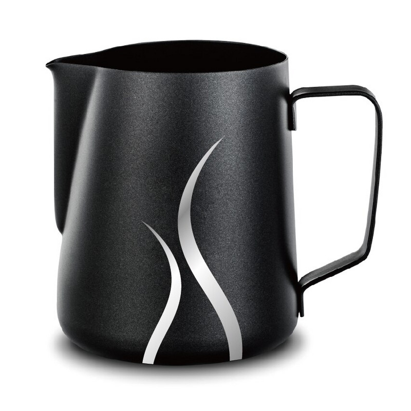 Înveliș antiaderent din oțel inoxidabil, ulcior pentru spumare a laptelui, espresso, cafea, barista, latte, cappuccino, ulcior pentru spumare