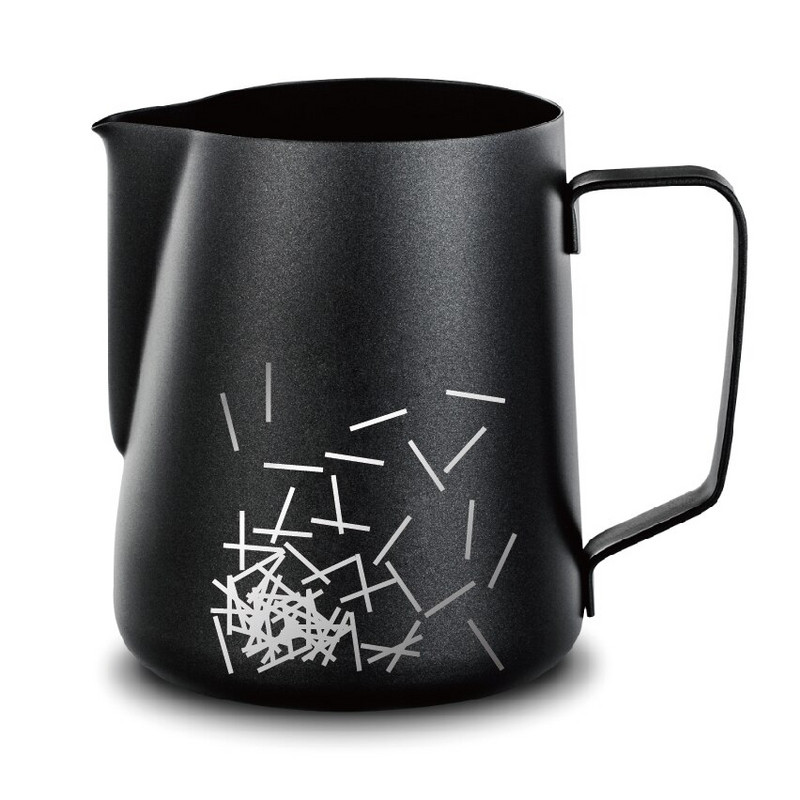 Înveliș antiaderent din oțel inoxidabil, ulcior pentru spumare a laptelui, espresso, cafea, barista, latte, cappuccino, ulcior pentru spumare