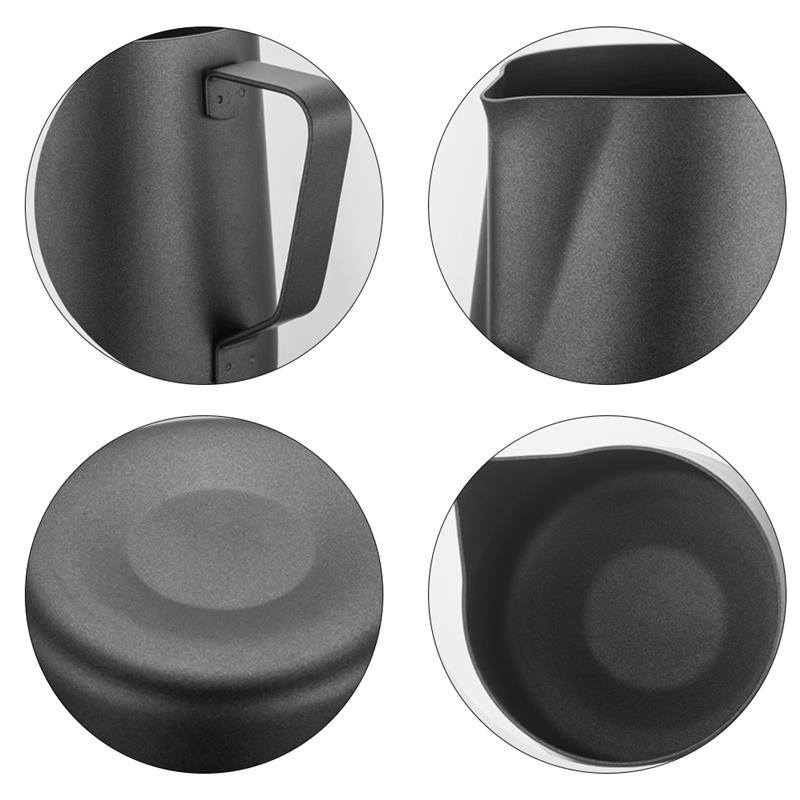 350/600ML ulcior de spumare a laptelui din oțel inoxidabil, cafea espresso, barista, latte, cappuccino, cești cu cremă de lapte pentru barista