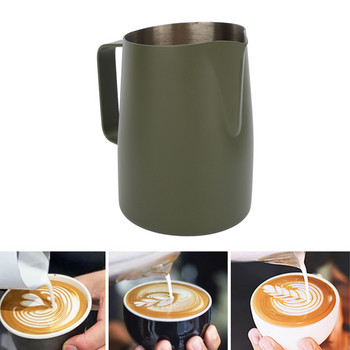 450/600ML Στάμνα από ανοξείδωτο χάλυβα Milk Fothing Pitch Cana Coffee Κούπα με κεκλιμένο στόμα Τροφίμων Κατηγορία Pull Flower Cup Latte Art Εργαλείο τέχνης