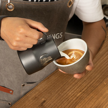 350ml/500ml/700ml Stainless Steel Frothing Pitcher Craft Espresso Coffee Barista Latte Cappuccino Milk Cream Cup Κανάτα με αφρό