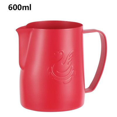 JIBBI Vrč za mlijeko na pari od nehrđajućeg čelika Neprianjajući vrč za mlijeko Pull Flower Cup Savršen za kavu Cappuccino Latte Art